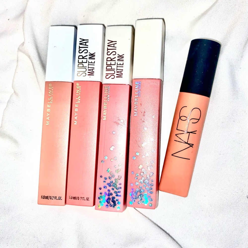 Maybelline SuperStay Matte Ink Lipstick Collection - Coral and Pink *BUNDLE*